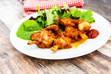 Roasted chicken grilled chicken BBQ