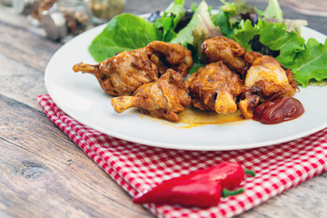 Roasted chicken grilled chicken BBQ