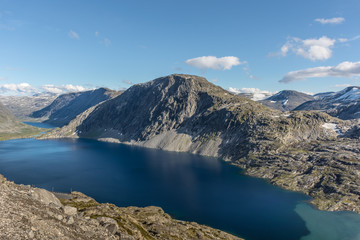 Djupvatnet lake, near the Dalsnibba plateau, in Norway