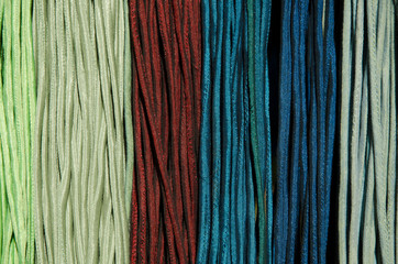 Multi-Colored Striped Fabrics.