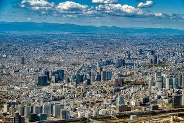 The city of Tokyo, Japan, from the air