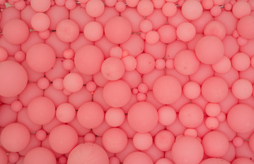 Pink balloons, bunny balloon, pink bubbles beautiful birthday texture