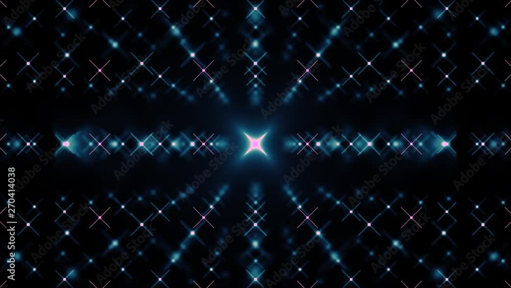 Poster Abstract 3d Spinning Dotted Lines Background Loop/ 4k animation of an abstract background with graphic lines rotating with glow light and seamless looping