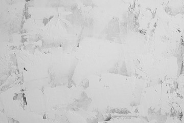 carelessly plastered surface