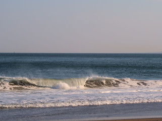waves on the beach