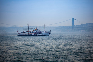 traveling around Istanbul Turkey Bosphorus 