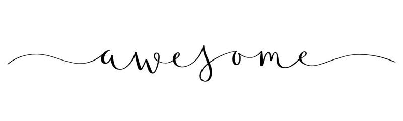 AWESOME brush calligraphy banner