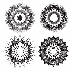 Circular pattern in form of mandala