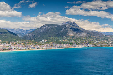 Aerial View of Alanya in Turkey