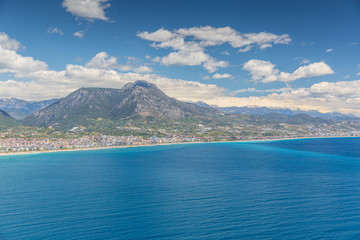 Aerial View of Alanya in Turkey