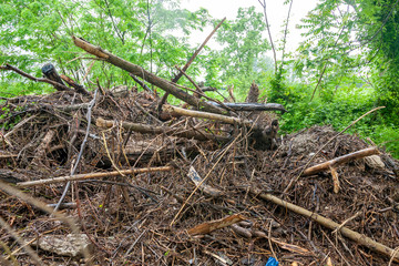 flooding of river embankments reinforcement to delimit the full emilia romagna moderate climatic...