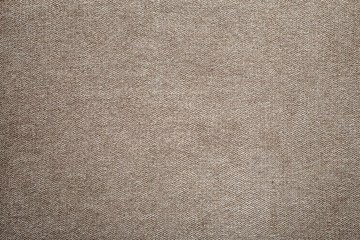 Fototapeta na wymiar Gray beige linen canvas surface background. Sackcloth design, ecological cotton textile, fashionable woven flex burlap.