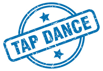 tap dance grunge stamp