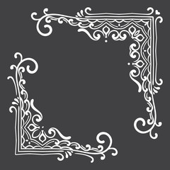 Vintage vector design elements