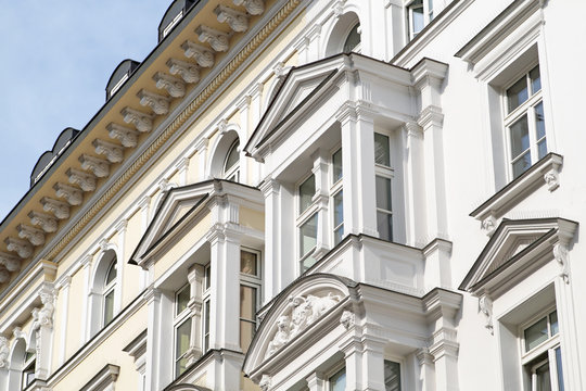 Facade of an old building