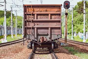 Long freight train.