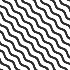 Diagonal lines pattern. Abstract pattern with lines. Waves outline icon, modern minimal flat design style