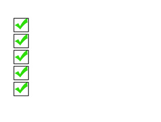List of correct items