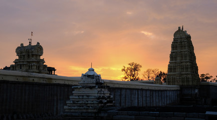 Virupaksha Temple is located in Hampi in the Ballari district of Karnataka, India. It is part of the Group of Monuments at Hampi, designated as a UNESCO World Heritage Site