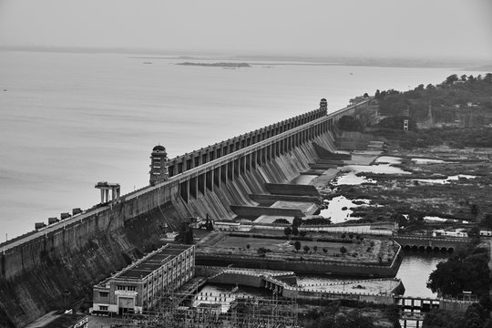 The Tungabhadra Dam also known as Pampa Sagar is constructed across the Tungabhadra River, a tributary of the Krishna River. The dam is in Munirabad, Koppal district of Karnataka
