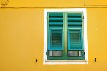 Beautiful details on the streets of Manarola, one of the five centuries-old villages of Cinque Terre, Italian Riviera, Liguria, Italy.