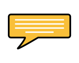 message speech bubble