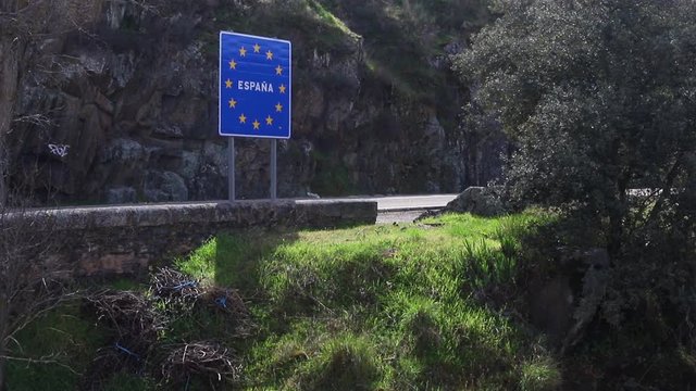 Border between Portugal and Spain