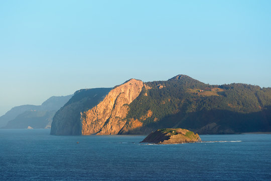 Coast of Urdaibai with Ogono cape