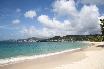Grand Anse beach Grenada Caribbean sea