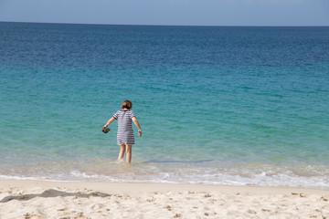 Grand Anse beach Grenada Caribbean sea