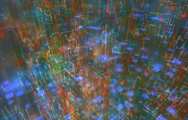 Abstract Background Geometric Connections