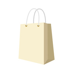Shopping Bag Design Background. Vector isolated Illustration on white background