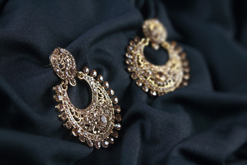 Indian Traditional Gold Earrings