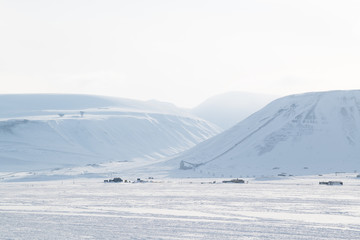 Spitzbergen mountains
