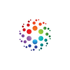 Colorfull Circle Logo template