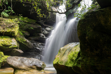 Rainbow Falls in Dismal's Canyon, Alabama