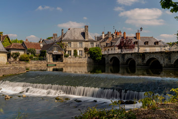 View of Azay-Le-Rideau, France