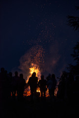 Obraz na płótnie Canvas bonfire