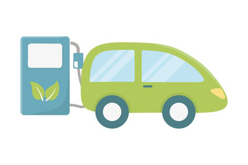 Car with bio and natural fuel design