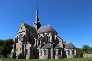 Champagne-Ardennes - Marne - Orbais-l'Abbaye - Vue ext&eacute;rieure de l'Abbaye Saint-Pierre