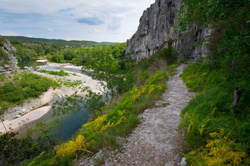 Ardeche bei Ruoms in Frankreich