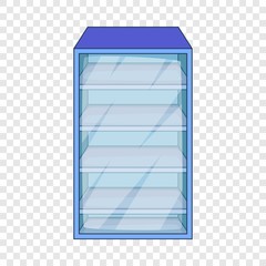 Fridge icon. Cartoon illustration of fridge vector icon for web design