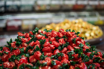 Pile of strawberry filled bon bons 