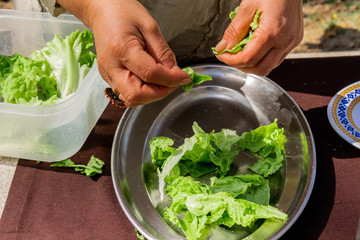 natural and organic salad products, ready to eat