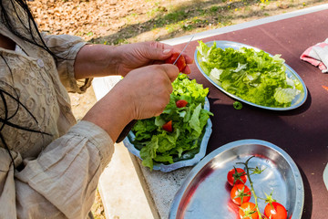 natural and organic salad products, ready to eat
