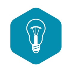 Traditional bulb icon. Simple illustration of traditional bulb vector icon for web design isolated on white background