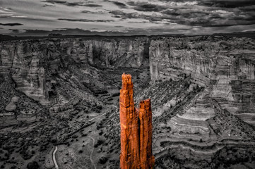 Spider Rock in Canyon de Chelly