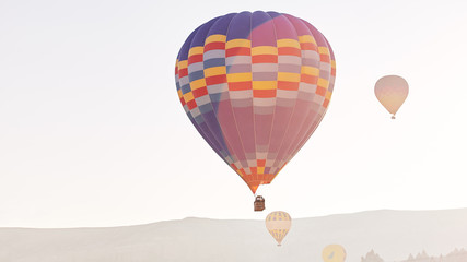 Balloons in Cappadocia. Turkey, Goreme