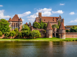 Fototapeta premium Teutonic Malbork castle, Poland