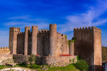 Castle of Obidos in the medieval town of Obidos